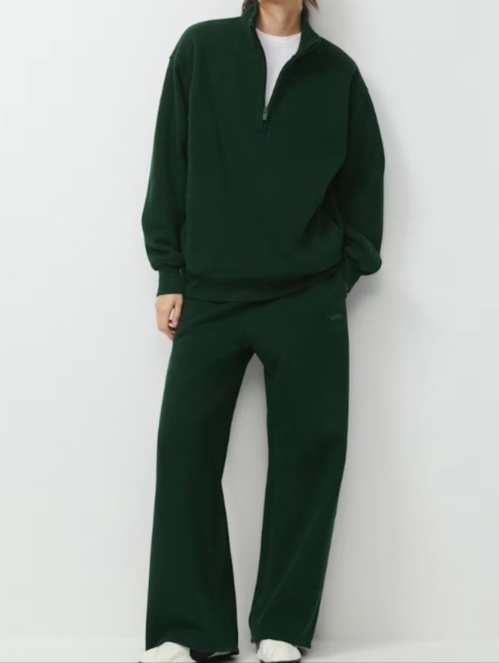Aritzia Forest Green Set Oversized Small